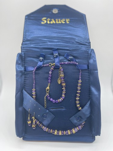 Stauer amethyst set necklace - stauer,