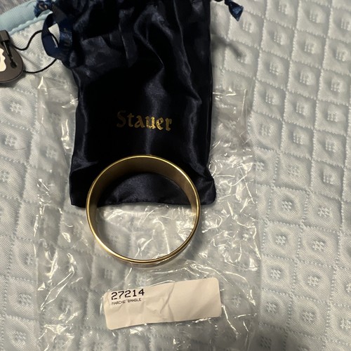 Stauer gold tone enamel bangle - stauer,
