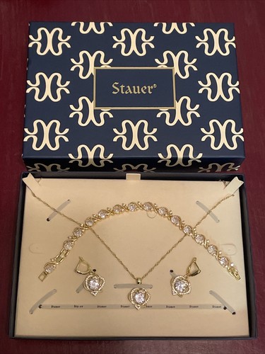 Stauer two hearts - stauer, gold