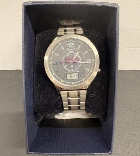 Stauer mens titanium atomic - titanium,