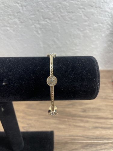 Stauer triplet bangle - bangle, gold